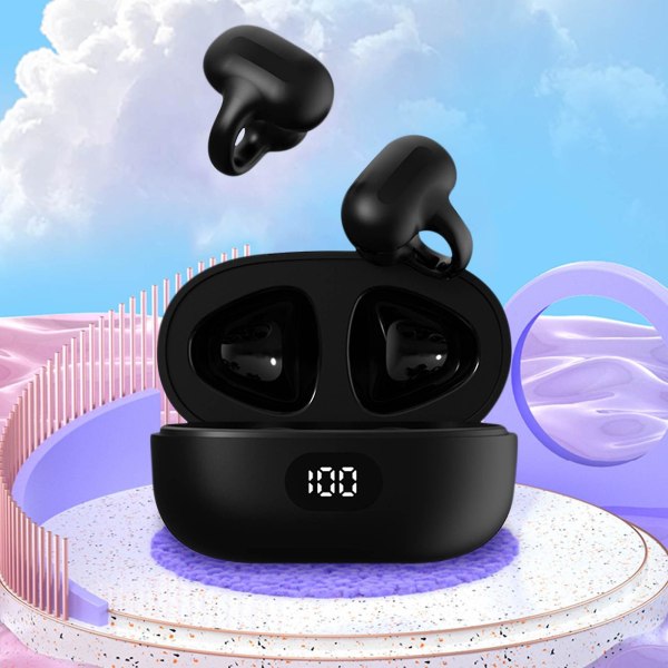 Bluetooth hörlurar med laddningsfack och öronklämma Sports Running Version hörlurar