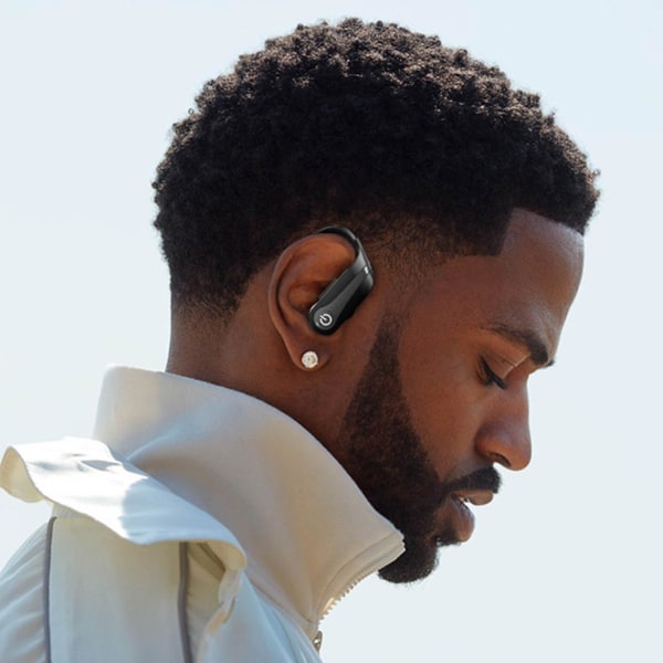 Nya 5.3-versionen trådlösa Bluetooth hörlurar med öronmonterade Sport Binaural Löpljudsreducering Stereo Bluetooth hörlurar