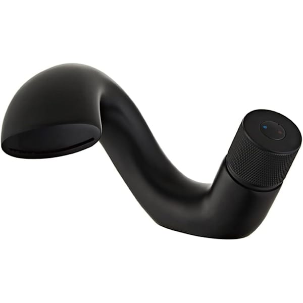 Handfat Design Badrumsblandare Vattenfall Varm och Kall Vattenkranar black
