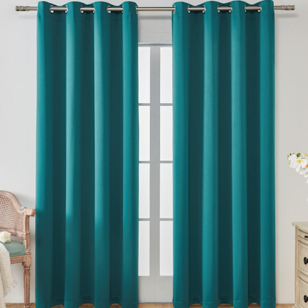 Mörkläggningsgardiner Mörkläggningsgardiner för sovrum - 2 paneler, mörkläggningsgardiner för vardagsrum, bakflik och stångficka blue 140cm * 224cm