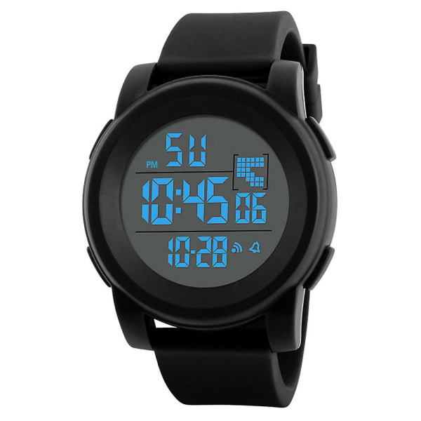 Lyx män Analog Digital Military Sport Led Watch B