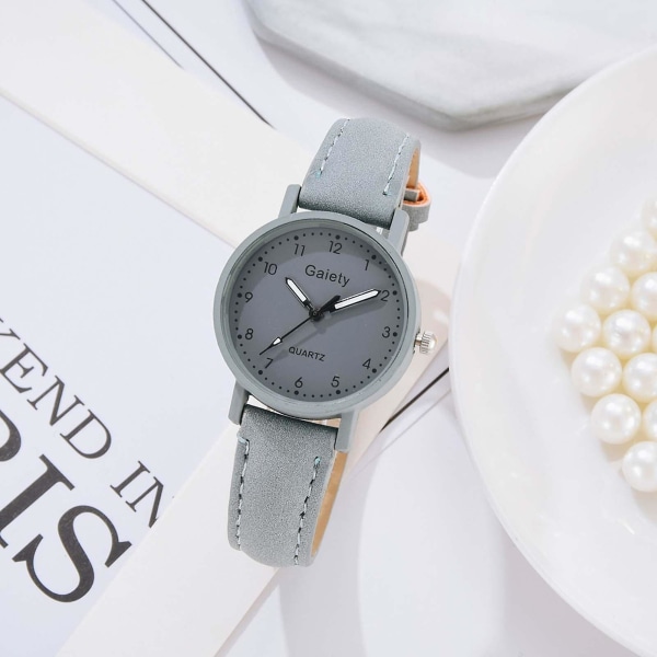 Gaiety Elegant mode med remskiva Kvartsklocka watch för kvinnor WATCH