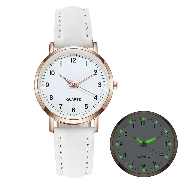 Damklockor med diamantbesatt lysande retro kvinnlig watch Quartz Watch T