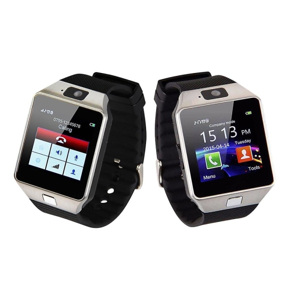 Bluetooth Smart Watch W/kamera Vattentät Phone Mate För Android Samsung Iphone A Gold
