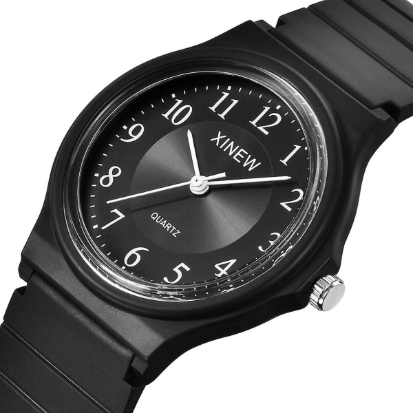Ultratunn unisex watch Silikon Watch Analog Quartz Armbandsur M