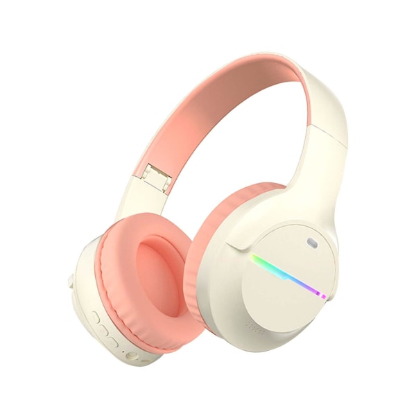 Trådlösa Bluetooth hörlurar med huvudet Full Ear-paket Bas Pluggbart kort Vikbart