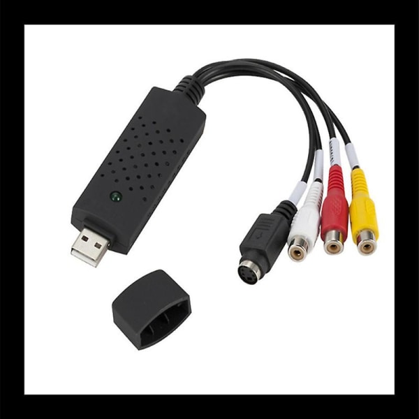 USB 20 Video Vhs till DVD Vcr Hdd Converter Scart Rca Kabel Adapter Capture Card