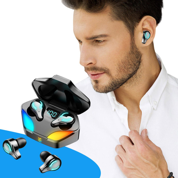 Touch-control Trådlös Bluetooth 5.1 hörlurar Tws-hörlurar Stereo In Ear Earbuds Headset Ipx5