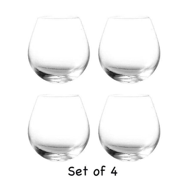 4 delar 350 ml gammaldags glas whiskyglas Äggform cocktailglasset om 4