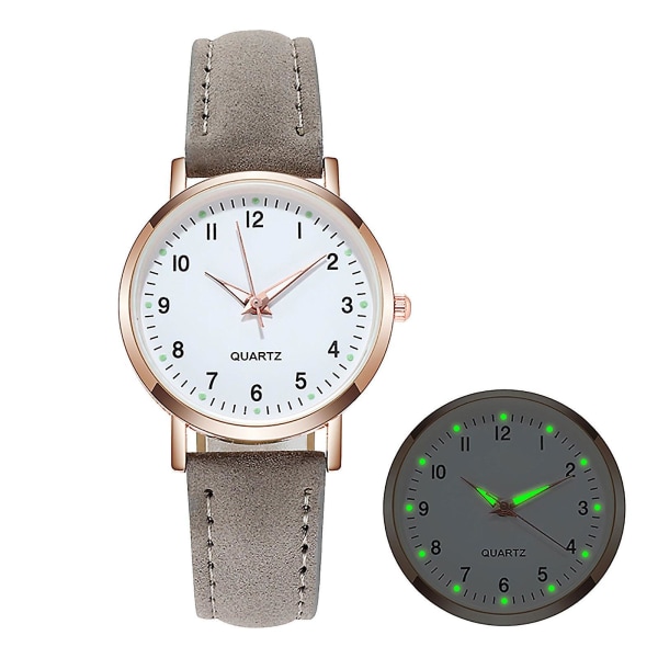 Damklockor med diamantbesatt lysande retro kvinnlig watch Quartz Watch A