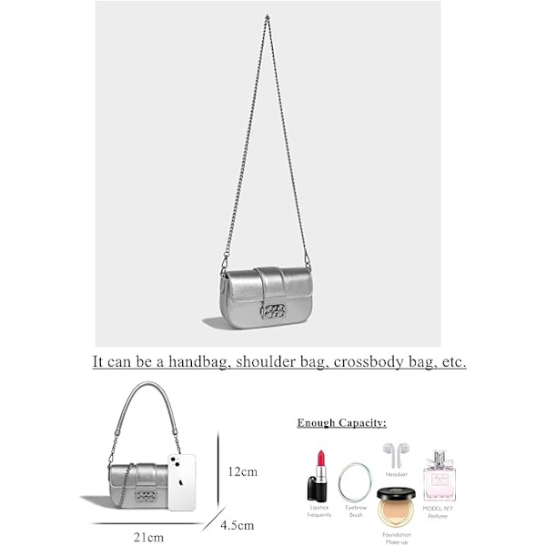 90-tals axelväska för kvinnor, trendig handväska för tjejer, elegant stil, crossbody-clutch, mode