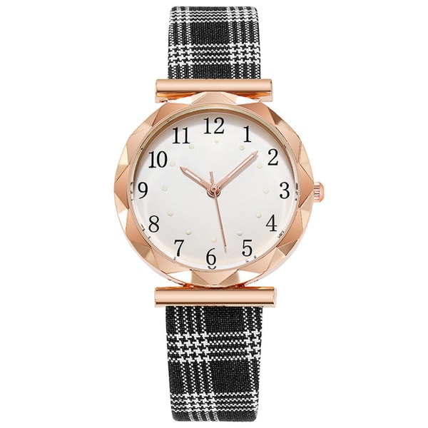 Dam Retro Fashion Luminous Watch Rutband Quartz Watch A