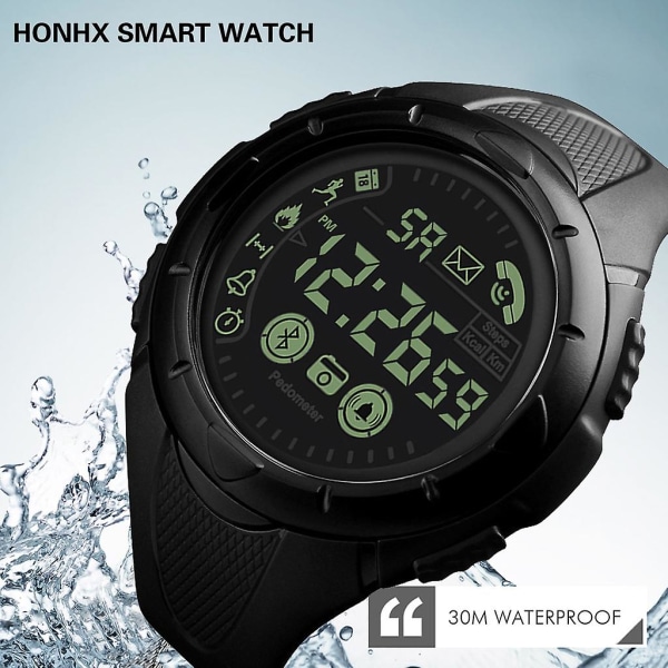 Mode smart watch för män Bluetooth digital watch I