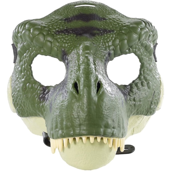 Dinosauriemask Jurassic Tyrannosaurus Rex Mask Dinosauriekostymer Green