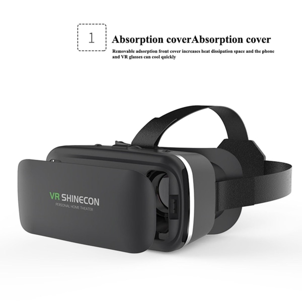 Det bästa Virtual Reality-spelglasögonsystemet för Vr-headset Vr-headset för och Android-telefoner Presenter för barn och vuxna G