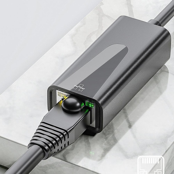 USB C till Ethernet Adapter Typec 30 till Rj45 nätverk Lan Gigabit 1001000mbps USB A 1000mbps
