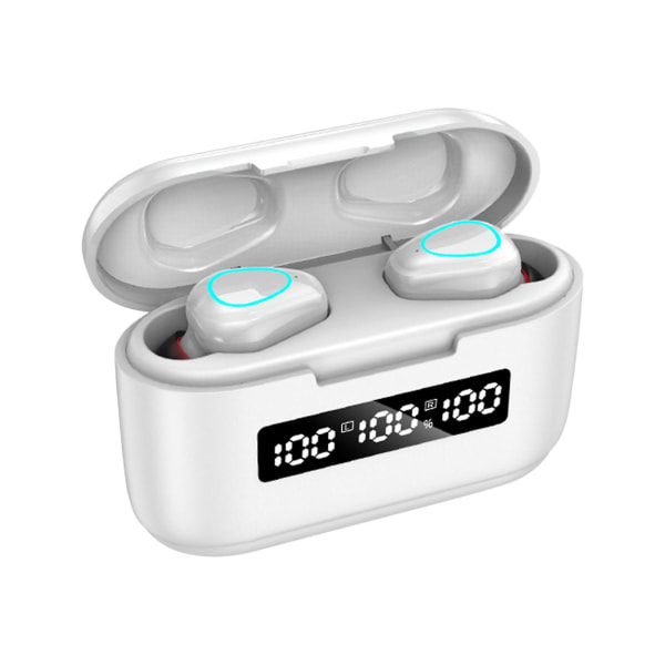 Tws-hörlurar med LED digital skärm Andas Touch-kontroll Bluetooth 5.1 Hi-fi 1200 mah Laddningsfack Hörlurar Öronsnäckor Headset Ipx5