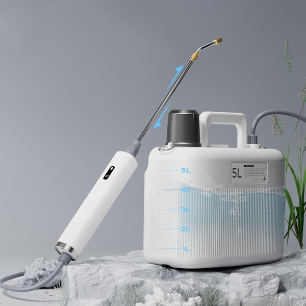 Elektrisk trädgårdsspruta 2200 mAh sladdlös 5L tryckspruta