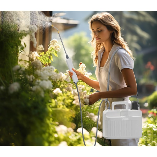 Elektrisk trädgårdsspruta 2200 mAh sladdlös 5L tryckspruta