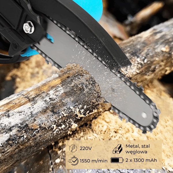Sladdlös Lopper 6" Handhållen Mini Lopper Motorsåg