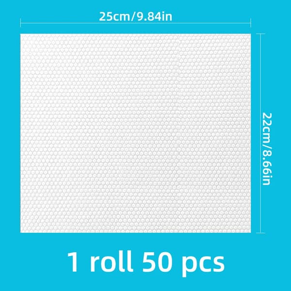 Hushållspapper 50 st/rulle, Engångstrasor 200pcs 4rolls
