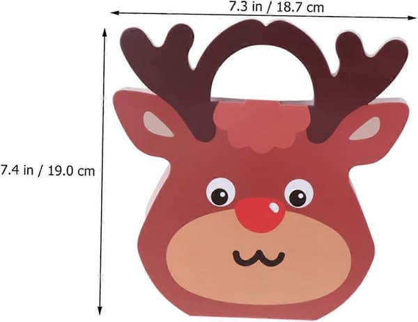 20 st/förpackning Julaskar Julpåsar Julmuffinsbehållare Chokladaskar Julpresentpåsar Julpresentaskar