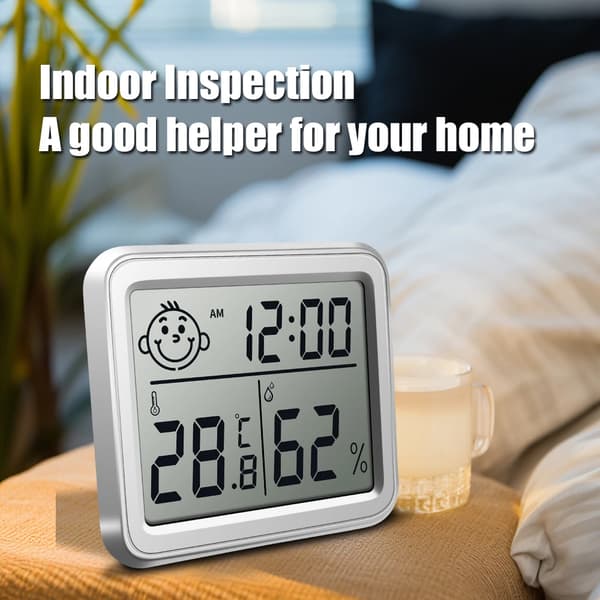 Bluetooth Digital Termometer LCD Hygrometer Inomhus Rum Elektronisk Temperatur Luftfuktighetsmätare Sensor Väderstation CX-0726S Regular