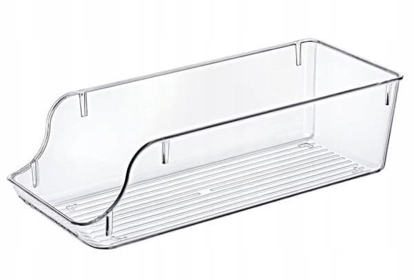 Kylskåpsorganisator 35x14x10 cm Transparent plast