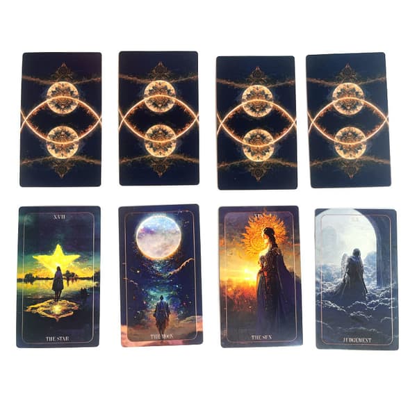 12X7CM Delusion Tarot-sæt Delusion Tarotkort 78 spil Juleunderholdningskort