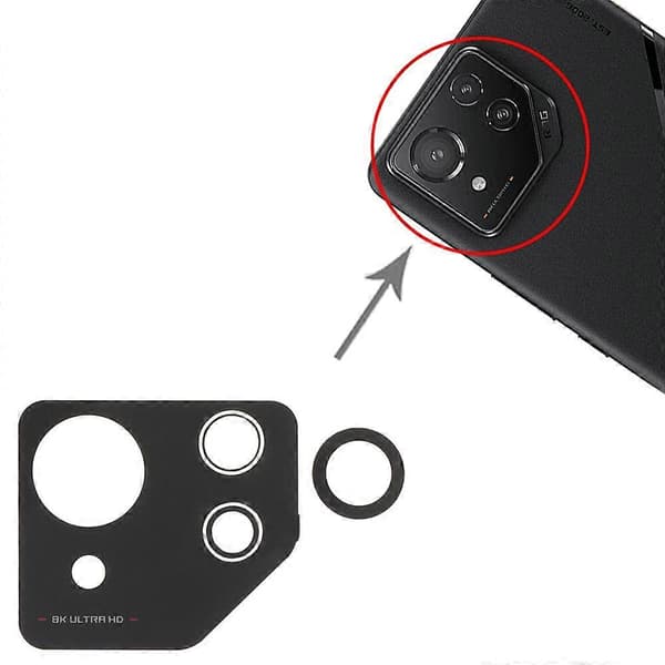 Bagkamera-linse til Asus ROG Phone 8 Pro AI2401 AI2401_A