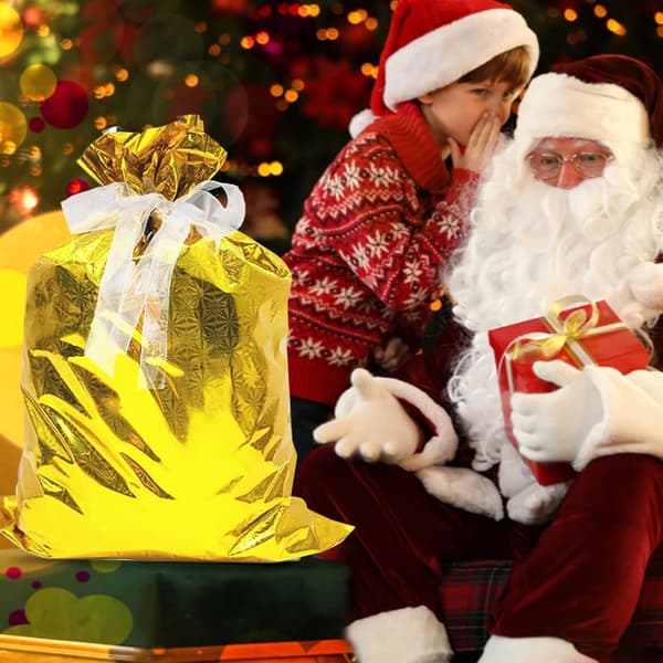 Julklappspåsar - 41 blandade storlekar för julklappar (Stora, Mellanstora, Små)