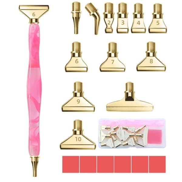 Diamantmalingspenn Punktborepenner GULL - B GULL - B Gold-B
