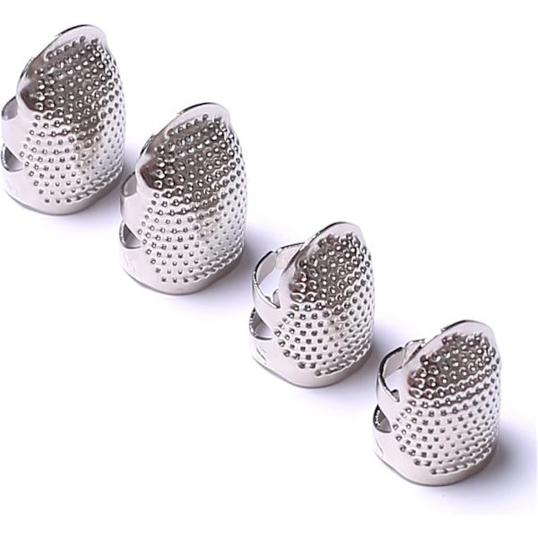 4 kappaletta ompelurenkaita, metalliset ompelurenkaat sormensuojaan, tarvikkeet DIY-ompelutyökalut
