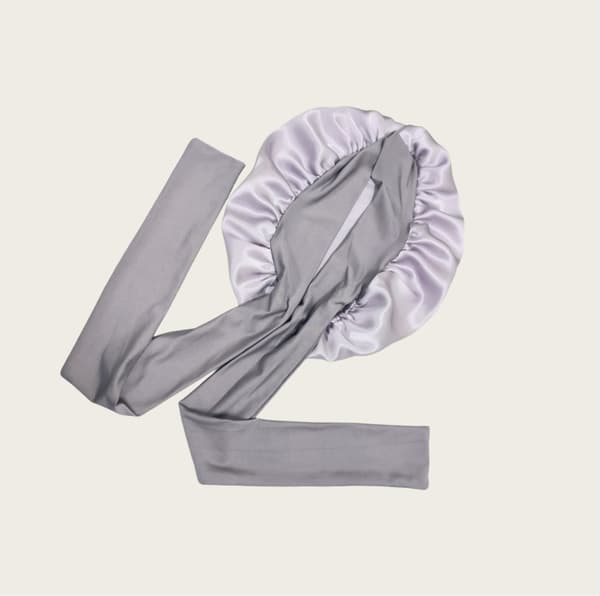100 % silke sovehette for kvinner lilla Purple