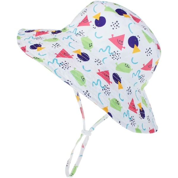 Baby aurinkohattu 50+ UPF leveälierinen rantakauhahattu Lasten pojille Tytöille Kesä hengittävä kalastajan hattu