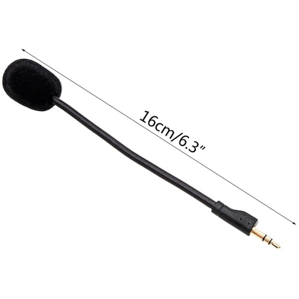 Erstatningsmikrofon for Logitech G PRO X trådløst gamingheadset, avtakbar mikrofonbom