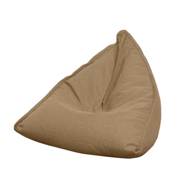 Bean Bag Chair Udstoppede dyr Opbevaring Doven Sofa Stole Beanbag Covers Vandtæt puff Couch Cover til voksne og børn (hørbrun, 68*80*65 cm)