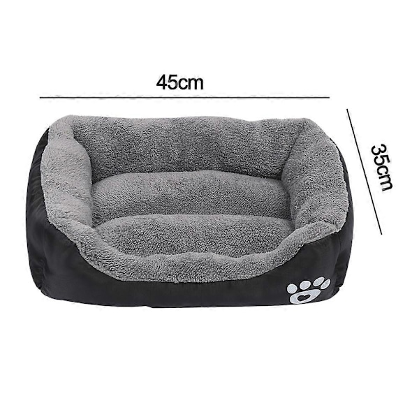 Hundebed, Hundebed til Store Hunde, Vaskbar Dyremadras Komfortabel og Åndbar Stor Hundebed-S: 45cm*35cm
