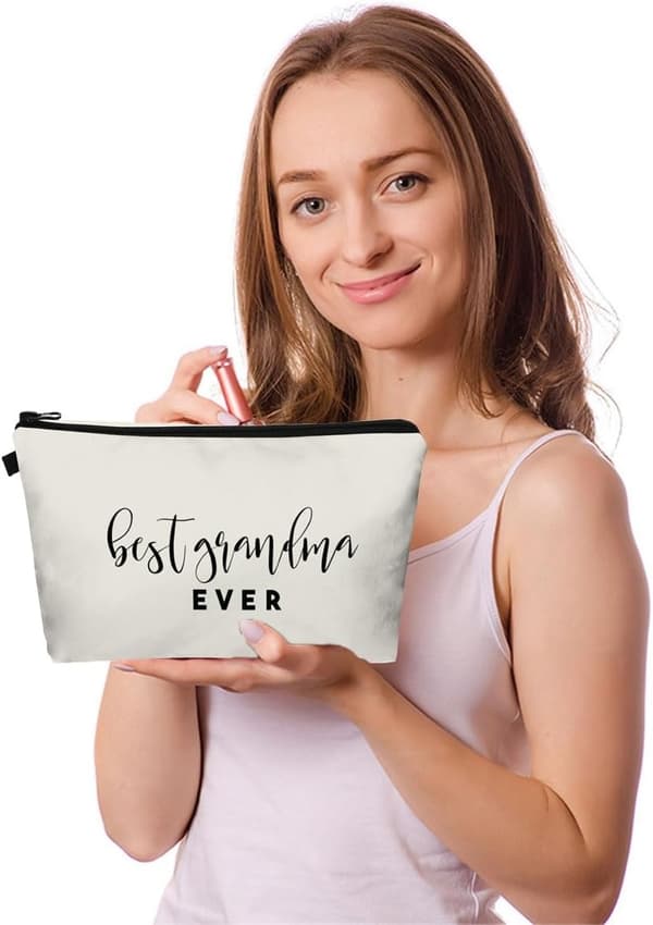 Lille makeuptaske Bærbar Elegant Rejse Kosmetiktasker med lynlås Multifunktionel til kvinder og damer.