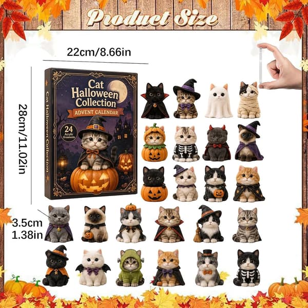 2026 Halloween Nedtællingskalender, 24 Dages Spøgelseshus Nedtælling (I) I