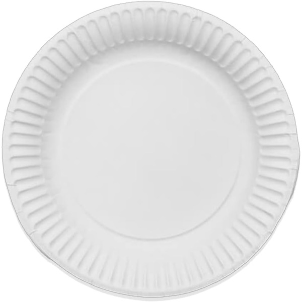 Ensiluokkaiset kertakäyttöiset juhlapaperilautaset 100 kpl 22 cm 9\" tukevat paperilautaset kuumille/kylmille ruoille