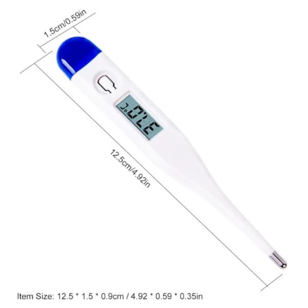 Digitalt febertermometer med LCD-display - Febertermometer
