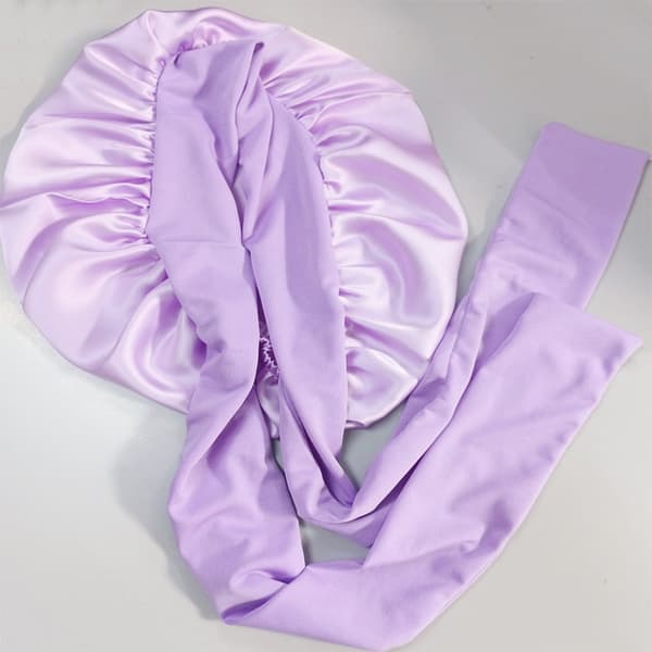 100 % silkkimyssy naisille, vaaleanvioletti LightPurple