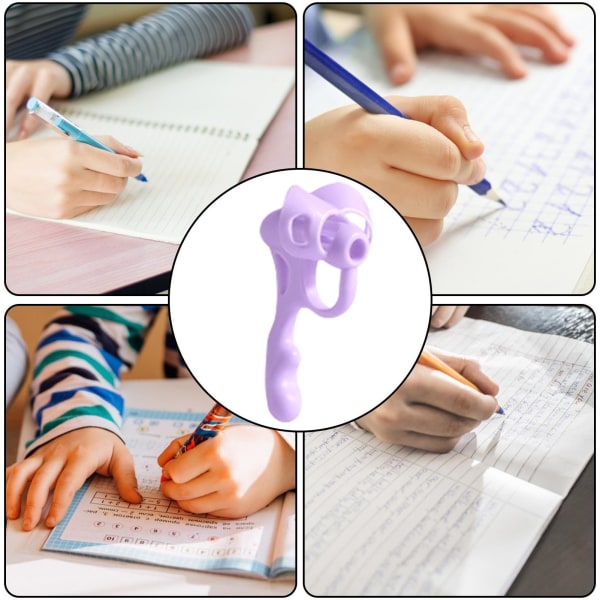 Lyijykynäkahva, käsinkirjoituksen harjoituskahvat lapsille | 5 set Ergonominen kahva kirjoitusasennonkorjaaja