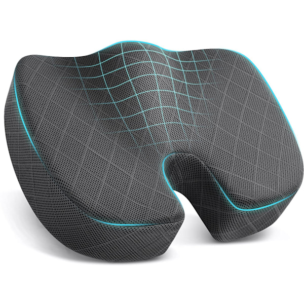 Sædehynder til lindring af iskiasmerter, memory foam hynder til kontorstole, bilsæder, flysæder
