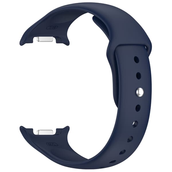 Silikonrem med spenne til Samsung Watch 8 og Watch 8 Classic - Komfortabel og justerbar Mørkeblå DarkBlue