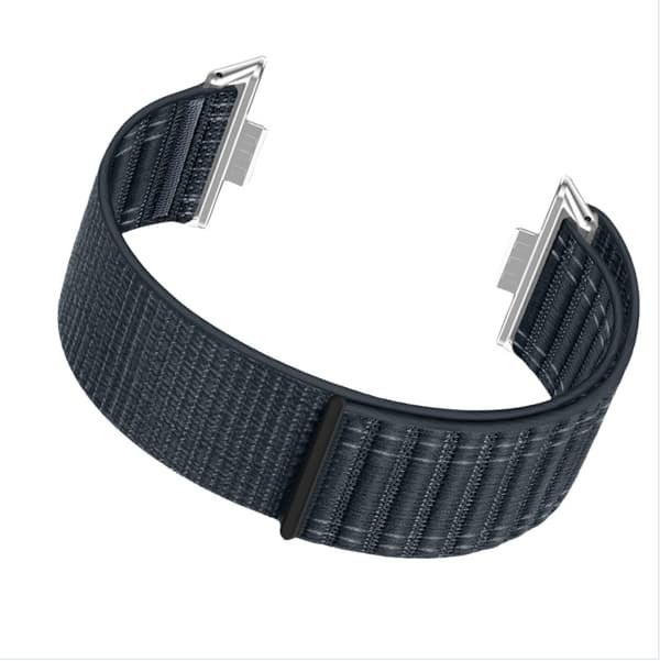Stilfuld bølgemønster nylonrem til Huawei Watch Fit 4 Pro Blå Blue