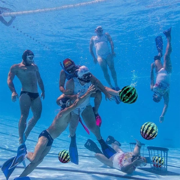Vannmelonball, undervannsbassengleketøy med slangeadapter
