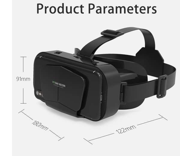3D VR Virtual Reality Briller, Nyd de Bedste Spil og Videoer (med Bluetooth Controllere), Kompatibel 5 Tommer - 7 Tommer