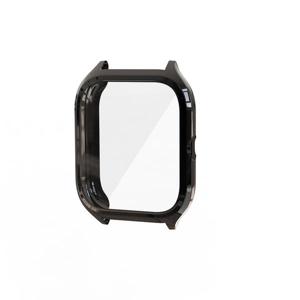 Suojakotelo näytönsuojalla Amazfit GTS 4:lle, musta